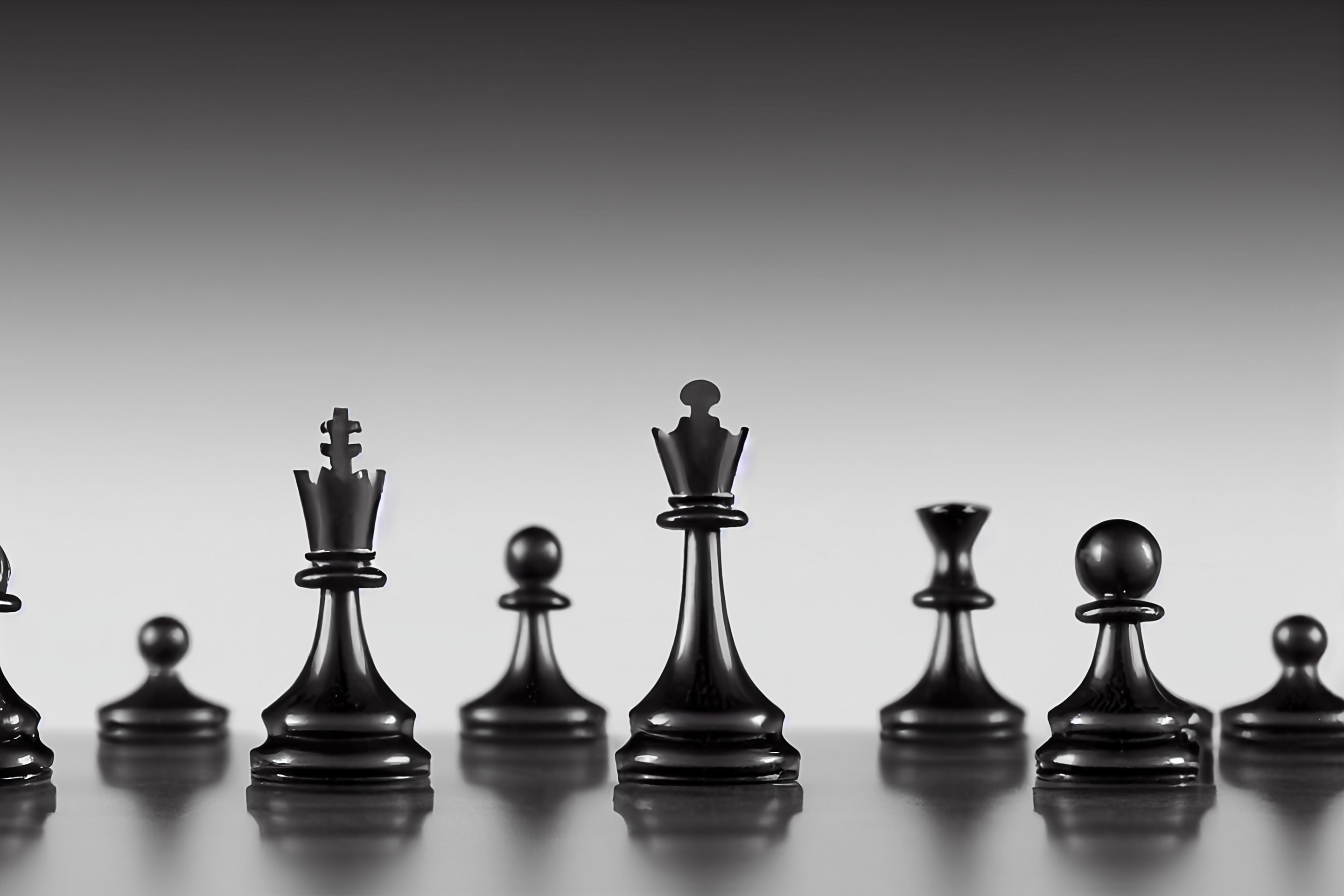 Black Chess Pieces